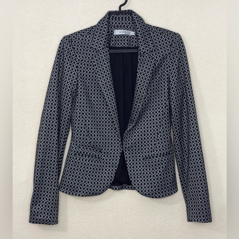 Ricki’s Black and Grey Patterned Blazer